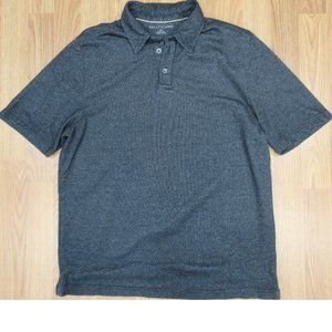 AGE OF WISDOM REGULAR FIT COTTON/POLYESTER POLO SHIRT GRAY Sz LARGE, L